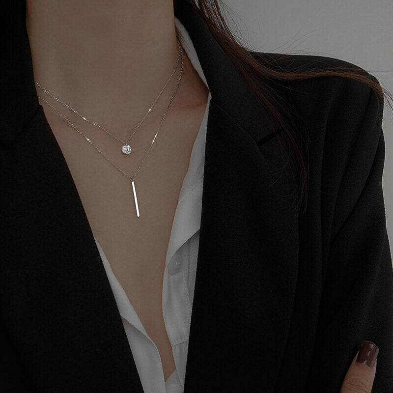 Buy Silver Necklaces & Pendants for Women by Blisse Allure Online | Ajio.com