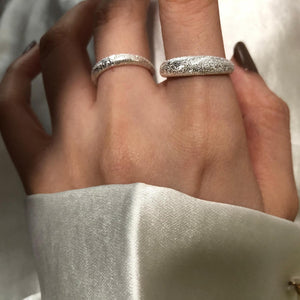 Amanda sterling silver open ring