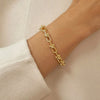 Lenzo sterling silver chain bracelet