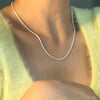 Alfredo sterling silver chain necklace
